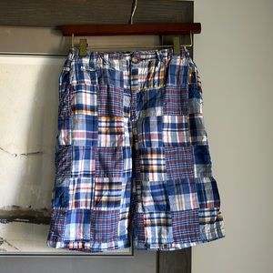 Children's Place Madras Bermuda Shorts - Size 12 - Excellent Condition.